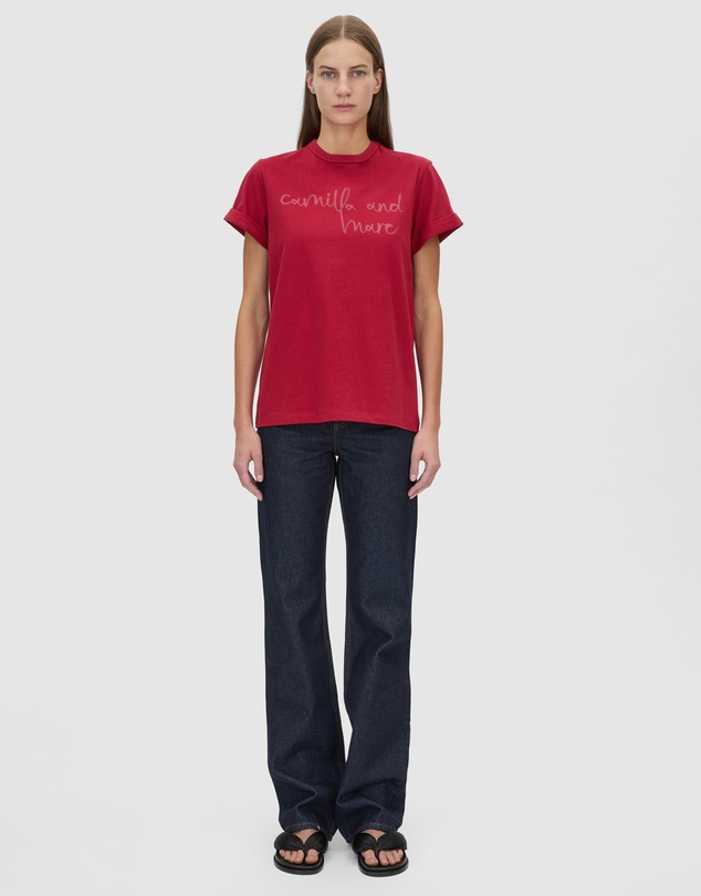 C&M CAMILLA AND MARC - Maren Logo Roll Sleeve Tee