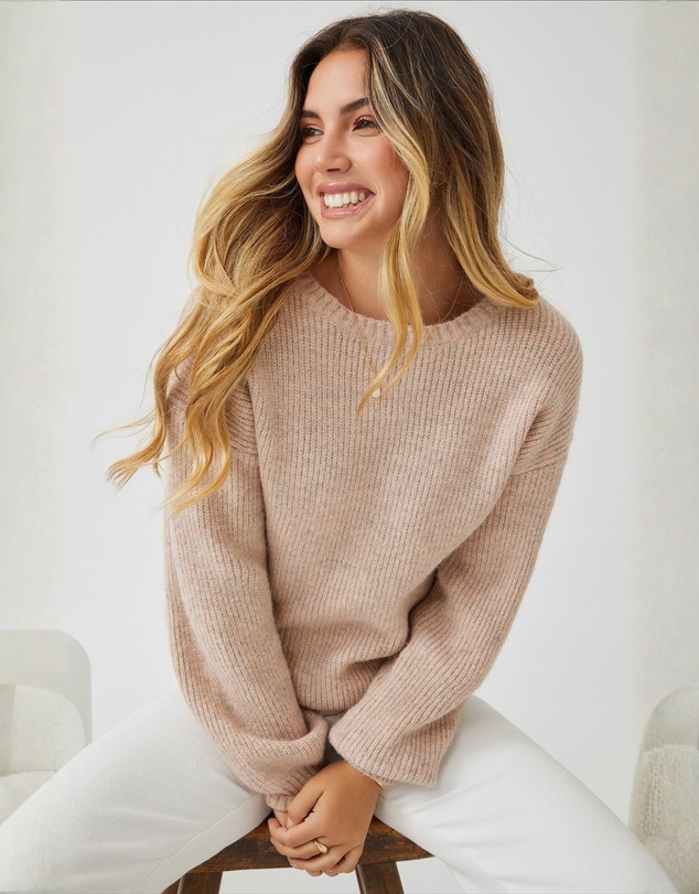 Esther & Co - Harvie Knit - Cappuccino