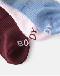 Cotton On Body Active - 3-Pack Body Quarter Crew Socks