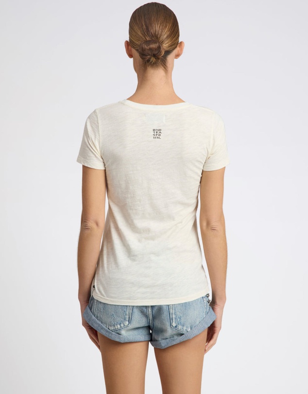 ONE TEASPOON - 25th Anniversary Resist Revolt Rebel Tee - White