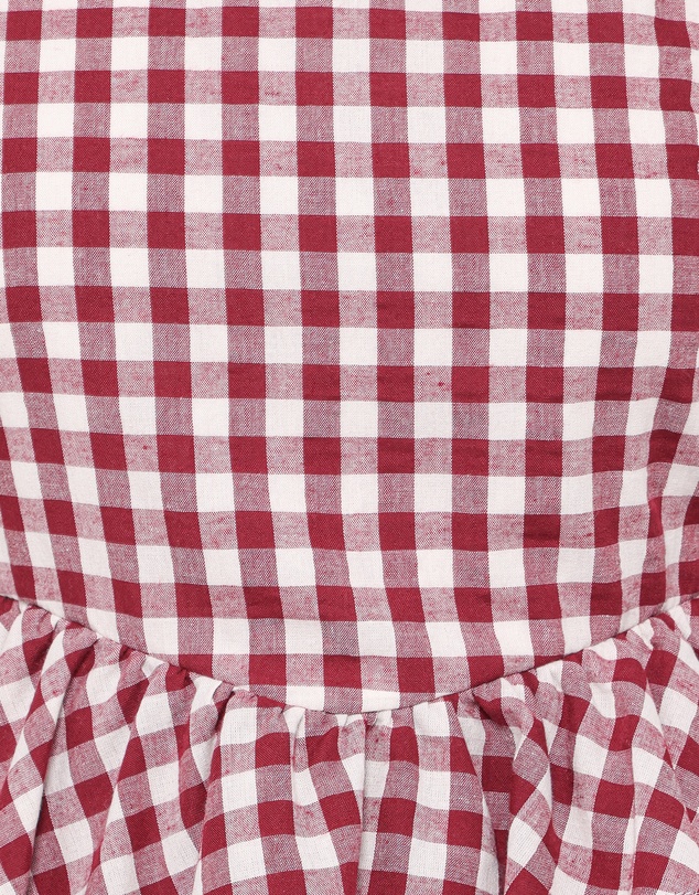 Petal & Pup - Landon Fitted Shorts - Burgundy Gingham