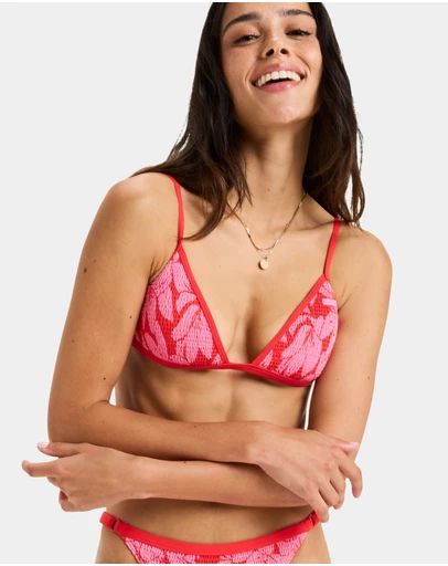 Roxy - Womens Khloe Mini Fixed Tri Bikini Top