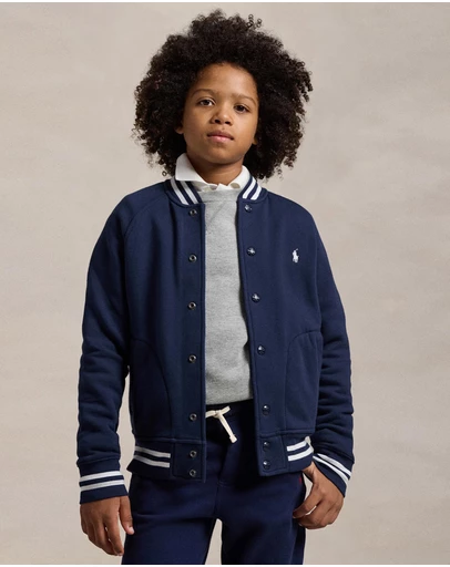 Polo Ralph Lauren - Fleece Baseball Jacket - ICONIC EXCLUSIVE - Teens