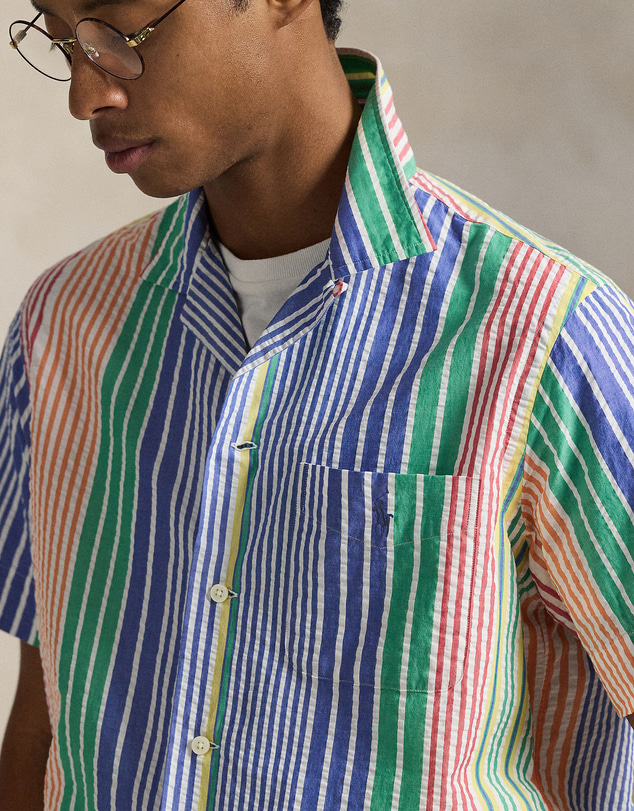 Polo Ralph Lauren - Classic Fit Striped Seersucker Shirt