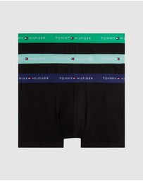 Tommy Hilfiger - 3-Pack Essential Logo Waistband Trunks