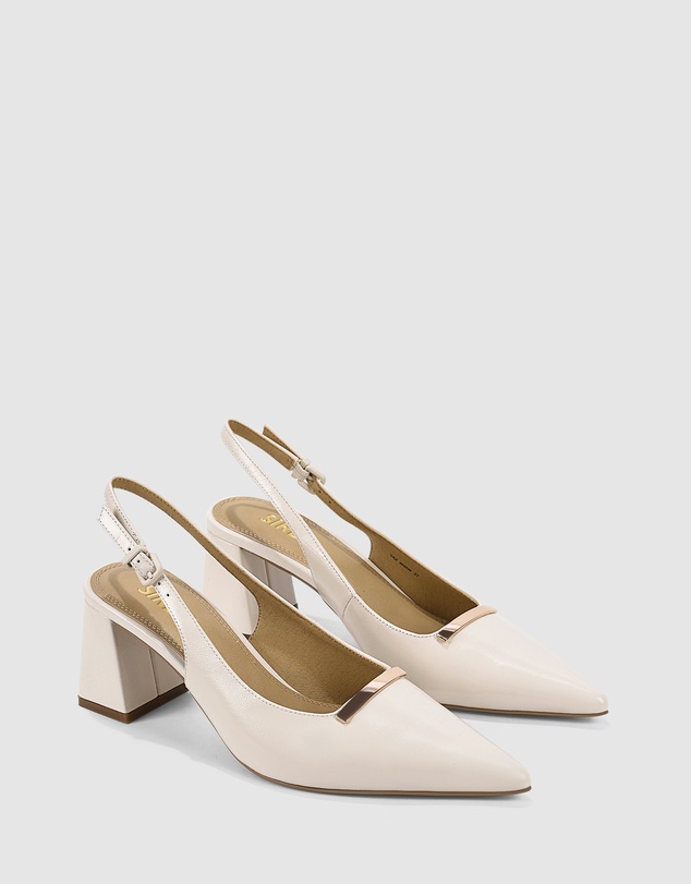 Siren - Yaz Sling Back Block Heels