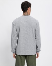 Rhythm - Vintage Pocket LS Waffle T-Shirt