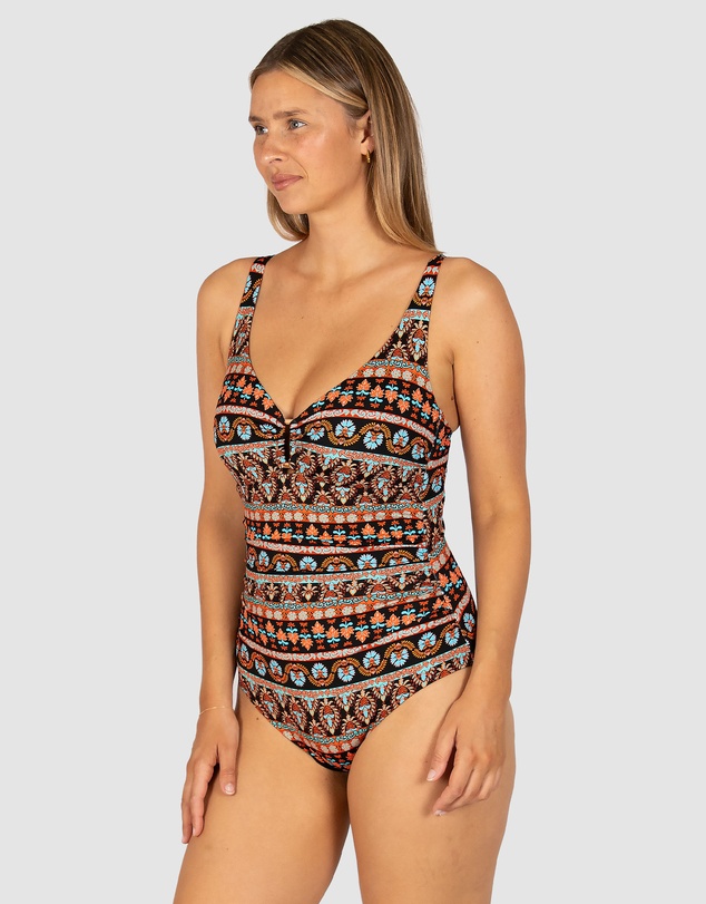 Baku Swimwear - Morocco D/E Cup Ring Front One Piece Swimsuit