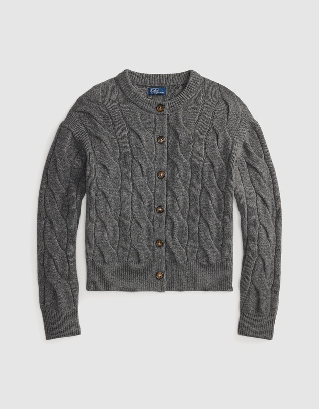 Polo Ralph Lauren - Cable-Knit Wool-Cashmere Cardigan - ICONIC EXCLUSIVE