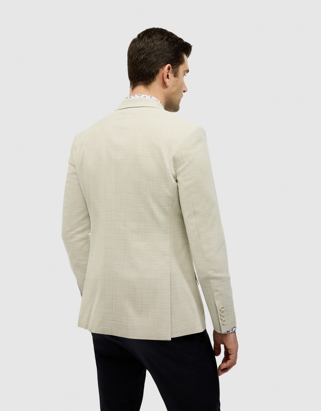 Politix - Single Breasted Textured Tailored Blazer