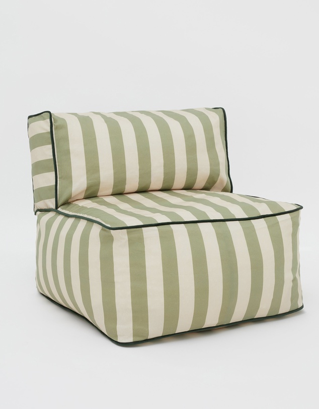 Phile - Striped Toddler Lounger – Green