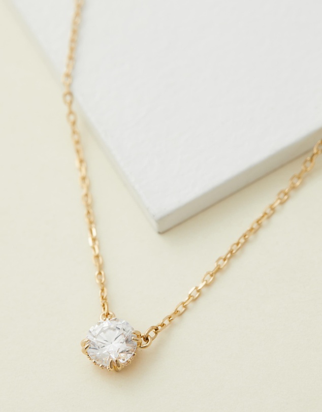 Swarovski - Stilla pendant, Round cut, White Gold