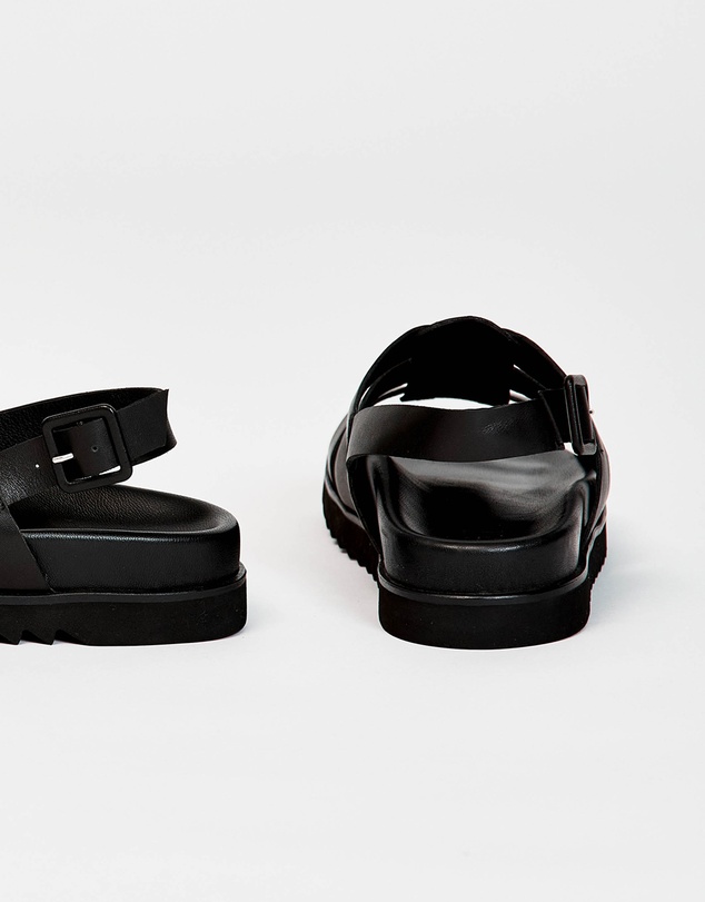 bul - Pandanus Sandal Black