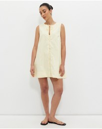 Calli - Poplin Swing Mini Dress