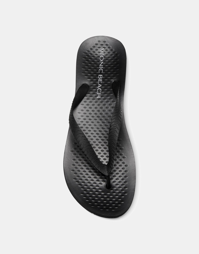 Vionic - Beach Manly Toe Post Sandal - Black
