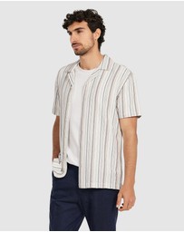 Tarocash - Crete Stripe Texture Shirt