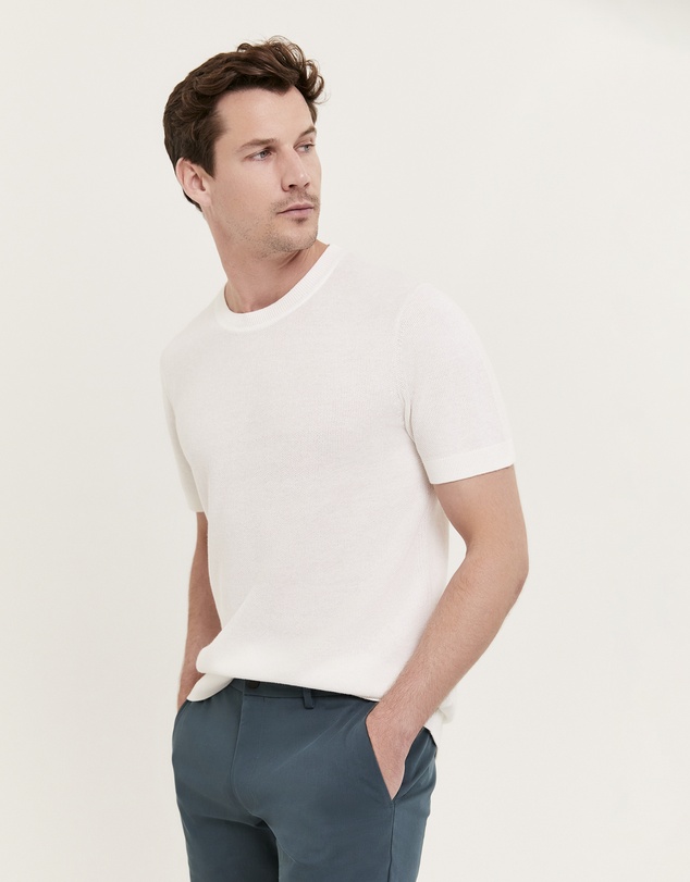SABA - Miro Linen Cotton Knitted Tee