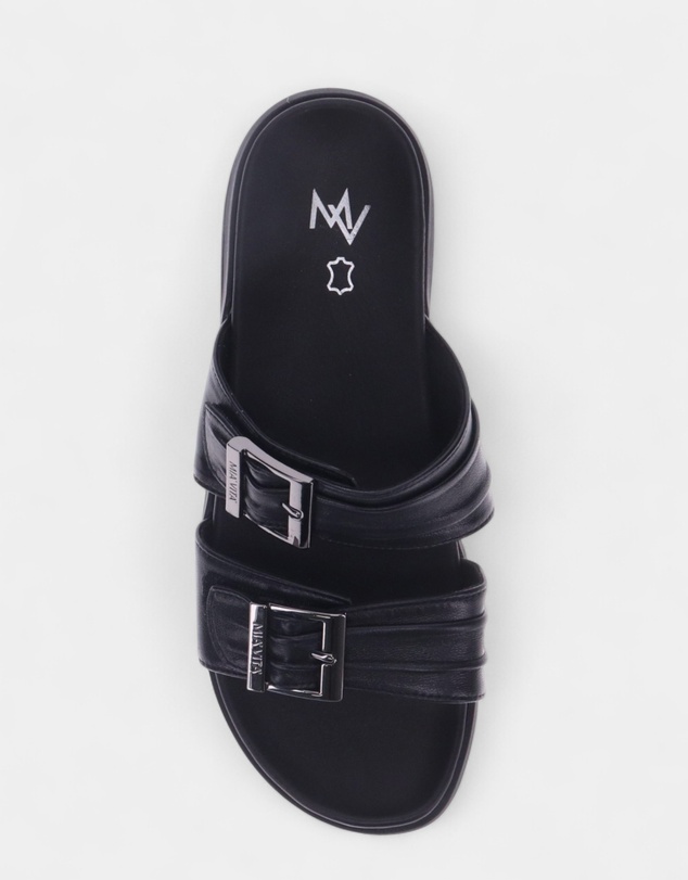 Mia Vita - Bowie Slide - Black/Black