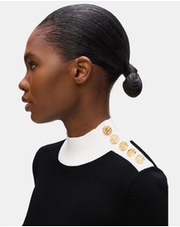 Karl Lagerfeld - Button Detail Neck Knitwear