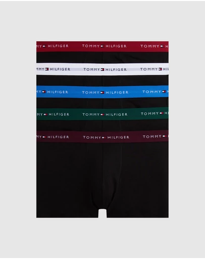 Tommy Hilfiger - 5-Pack Signature Waistband Trunks