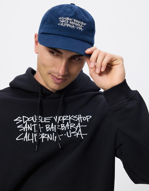 S Double - Address Text Relaxed Golfer