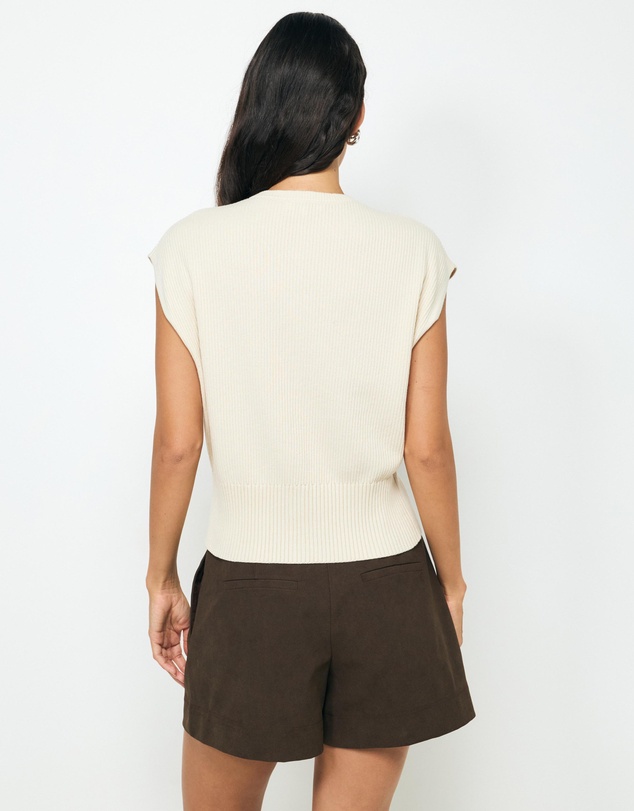 AERE - April Organic Cotton Knit Vest