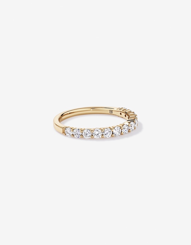 Michael Hill - 0.75 Carat TW Laboratory-Grown Diamond Wedding Band in 10kt Yellow Gold