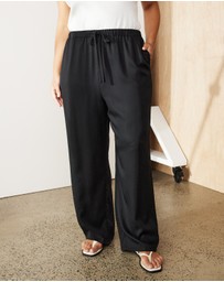 Atmos&Here Curvy - Corrina Wide Leg Pants