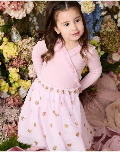 Fleur Harris - 'Heirloom Treasures' Sweetheart Tutu Dress in Pink Lavender