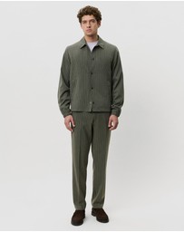 Les Deux - Pinstripe Coach Jacket
