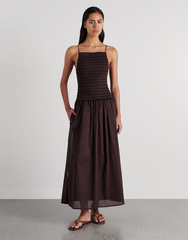 Jag - Marie Shirred Maxi Dress