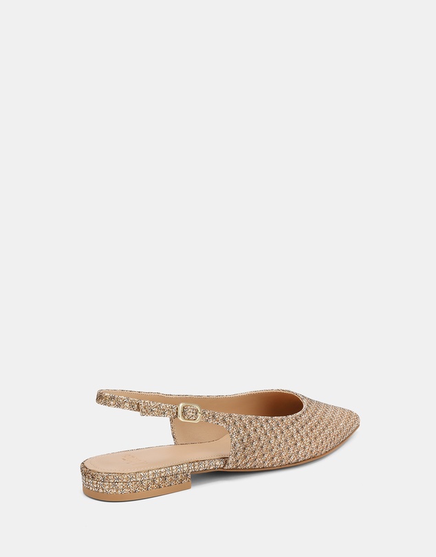 Wittner - Mary Metallic Lurex Slingbacks