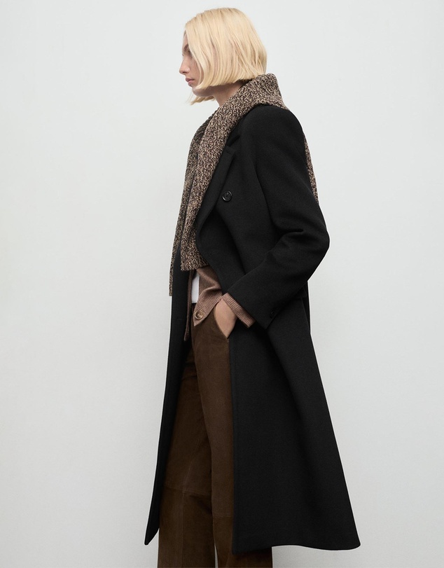 M.N.G - Double-Breasted Wool Coat
