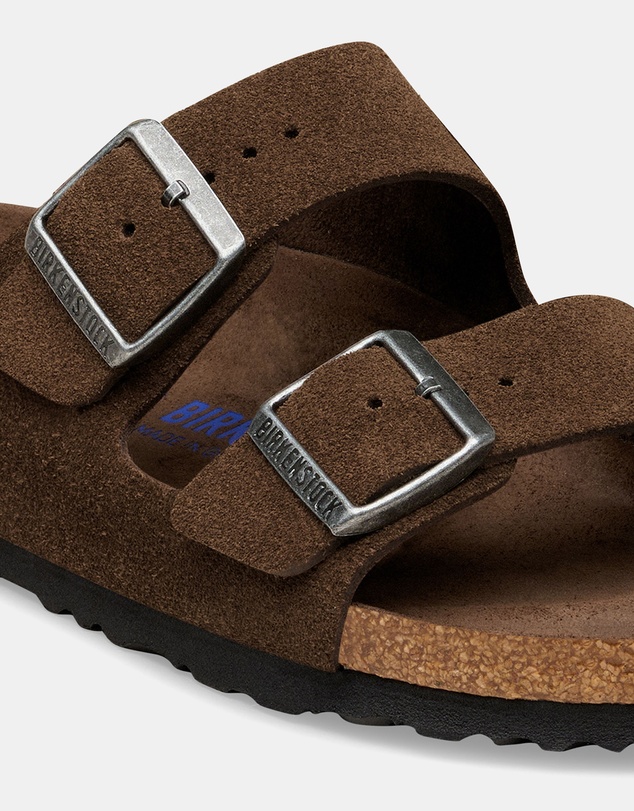 Birkenstock - Arizona SFB Tonal Footbed Suede Leather Narrow - Unisex