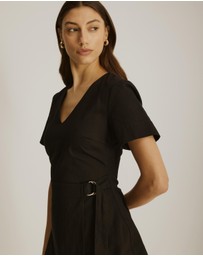 Atmos&Here - Ellie Cotton Twill Mini Dress