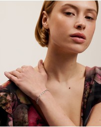 Ted Baker - Isela Crystal Baguette Slinky Adjustable Bracelet