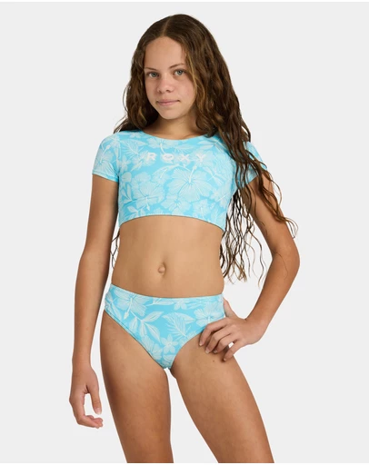 Roxy - Girls 8 to 16 Cargo Dreams Crop Two Piece Swimsuit