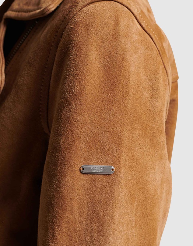 Superdry - Suede Biker Jacket