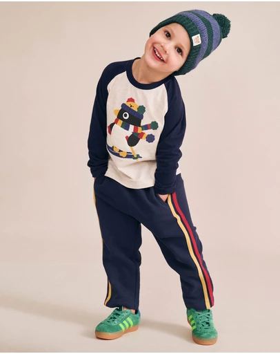 Huxbaby - Classic Stripe Knit Beanie - Babies-Kids