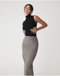 Forcast - Loretta Midi Pencil Skirt