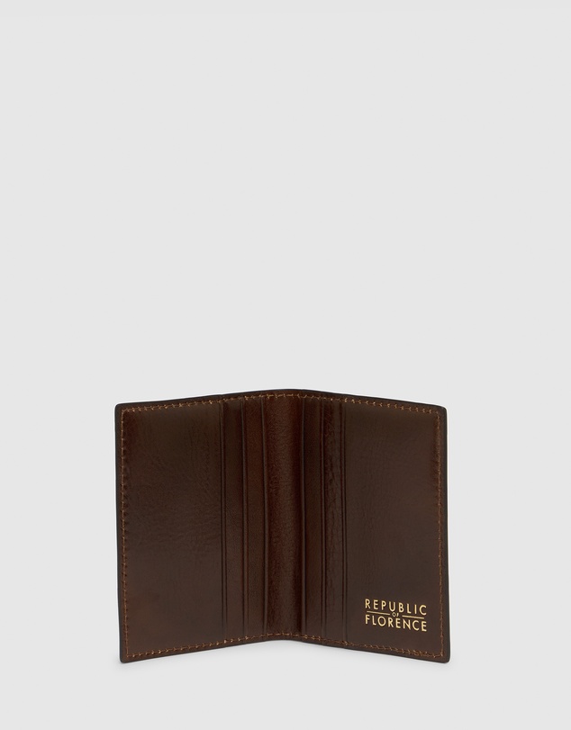 Republic of Florence - Vertical Card Holder Brown