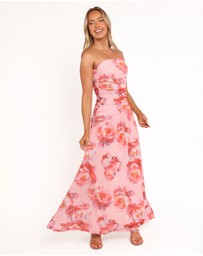 Petal & Pup - Calypso Maxi Dress - Pink Peony