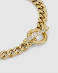 Fossil - Carlie T-Bar Gold Bracelet