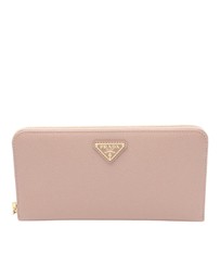Pre-Loved by Azura Reborn - Pre-Loved Saffiano Triangle Logo Long Wallet
