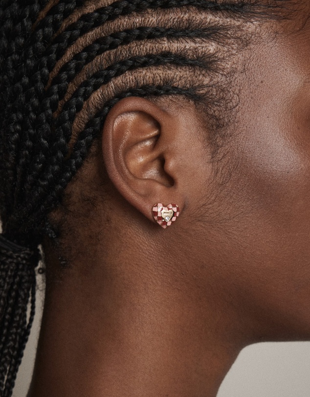 MIMCO - Dylan Heart Stud Earrings