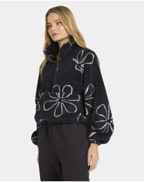 Billabong - Womens Good Life Half Zip Fleece Jumper