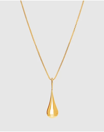 Najo - My Silent Tears Yellow Gold Necklace