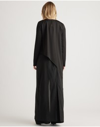Decjuba - Codi Satin Drape Top