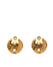 Pre-Loved by Azura Reborn - Pre-Loved Gold Plated Faux Pearl Round Clip on Earrings
