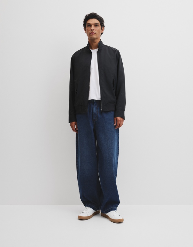 Country Road - Cotton Nylon Funnel Neck Jacket